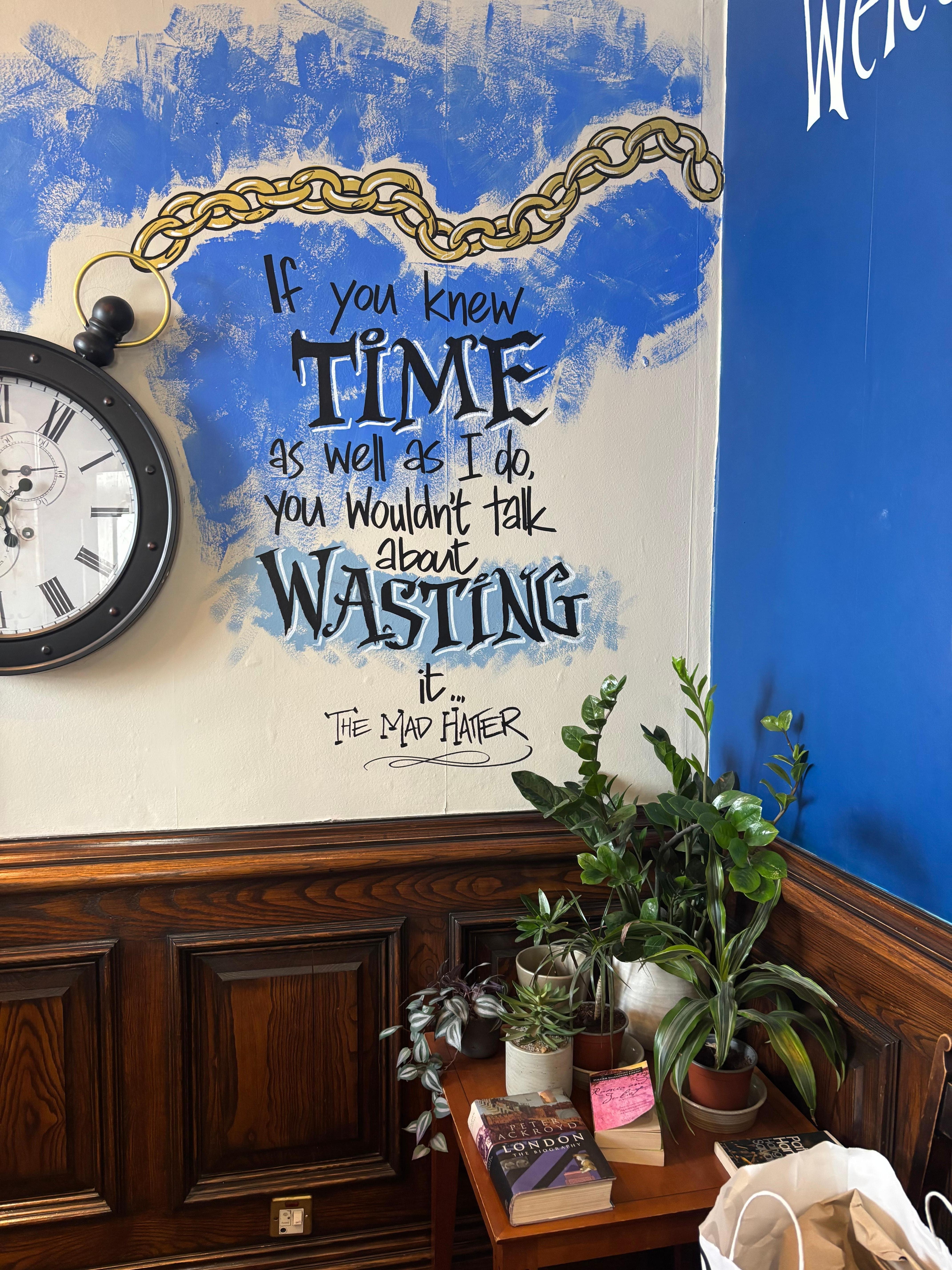 The words resonated with me in a world where we are too busy to take time 