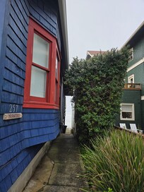 Adorable walkway down to the guest house!