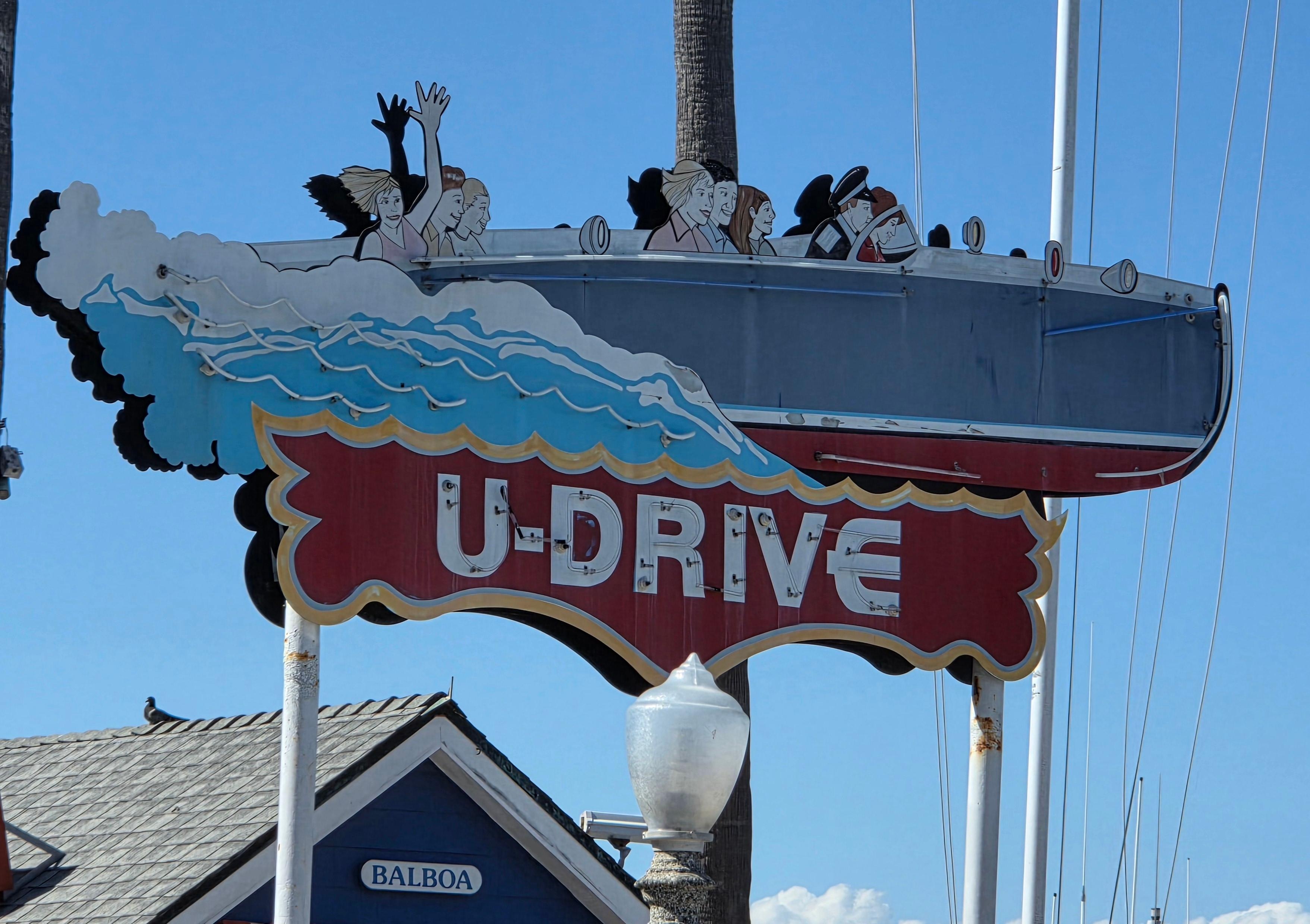 Cool Retro Sign on the Peninsula