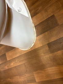 Nasty around bottom of toilet