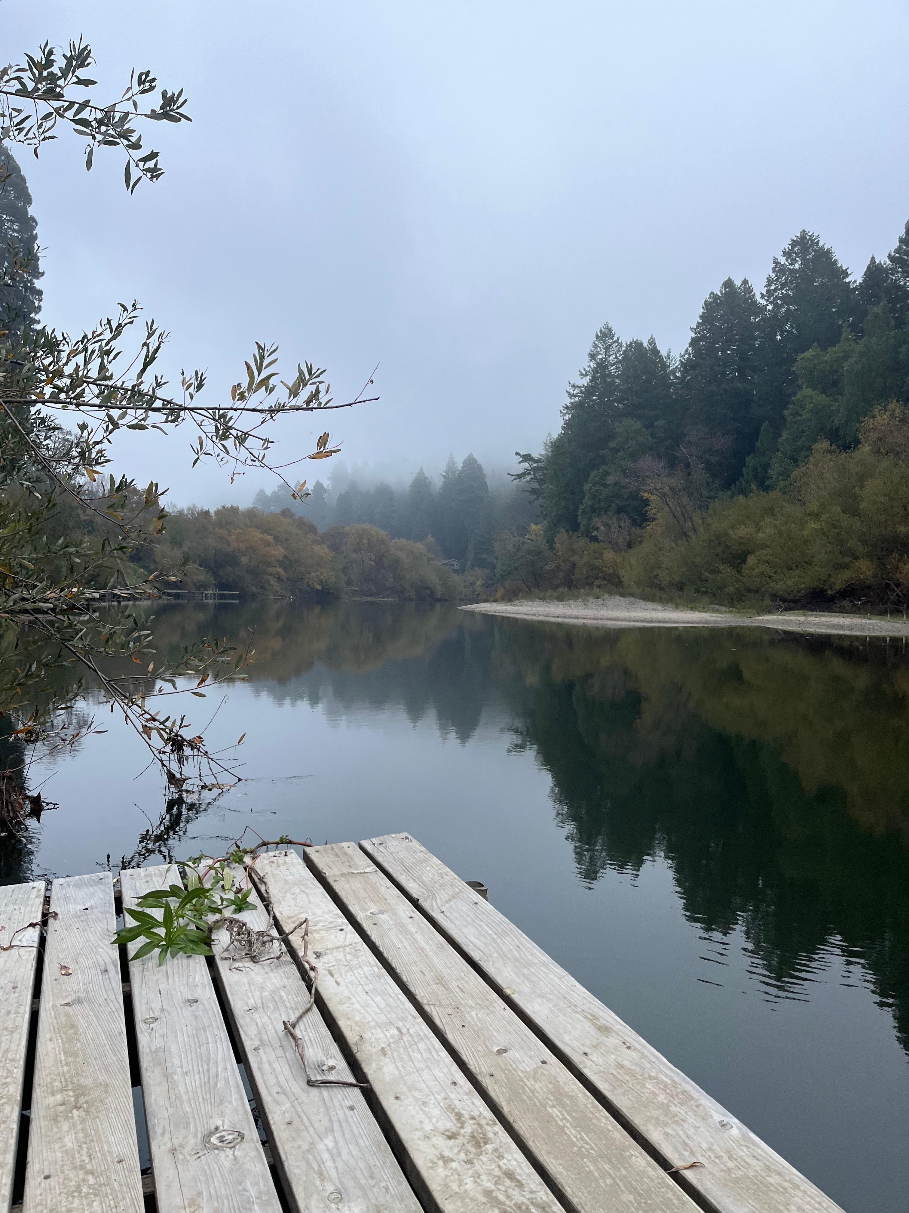 View from dock looking east