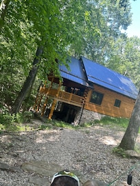 Tucked into the woods perfectly