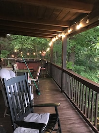 Wonderful evening on the porch.