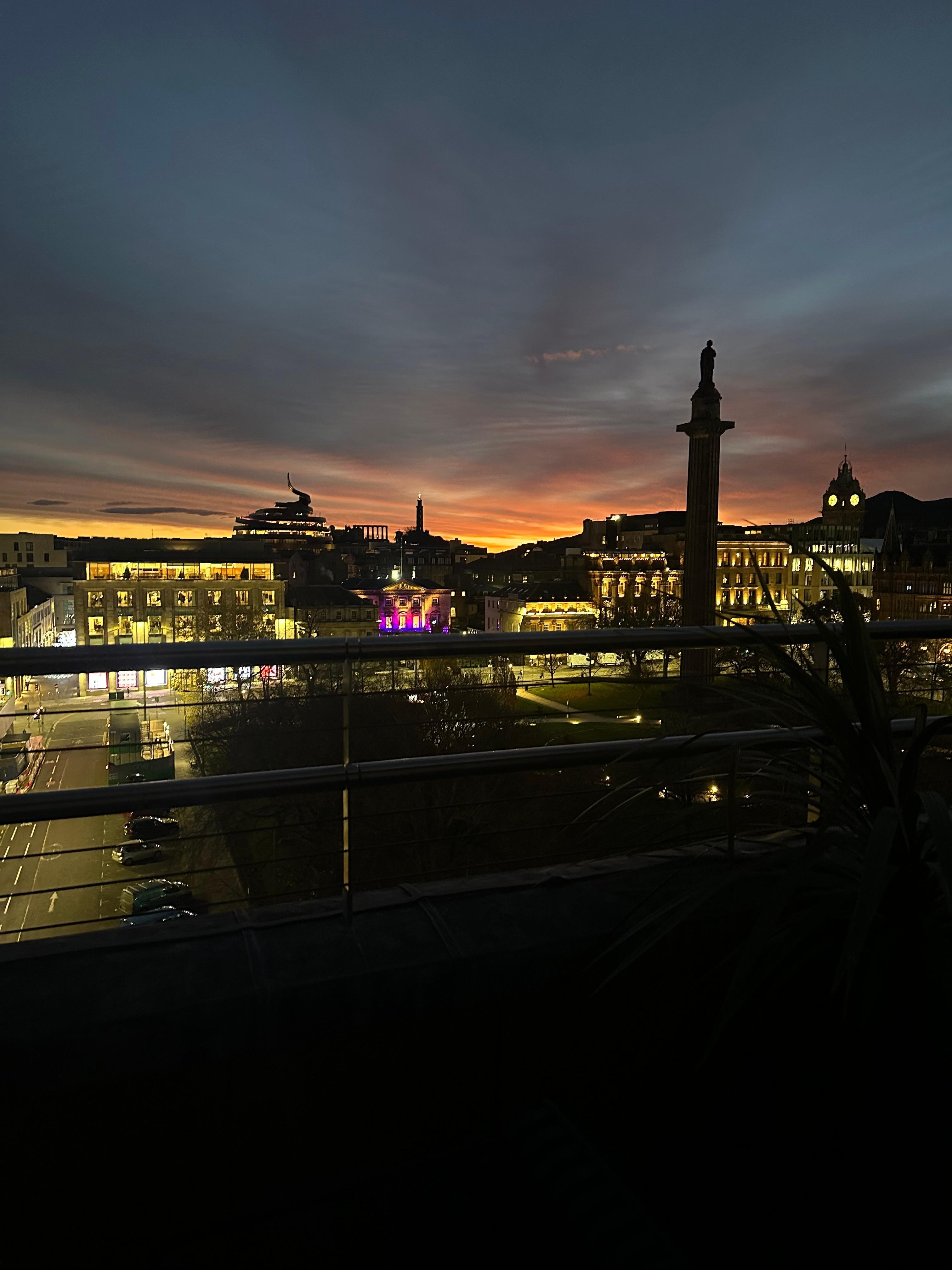 Sunrise from my top level balcony