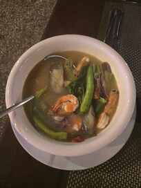 Essayer leur souper aux crevettes