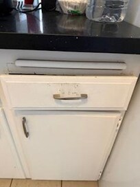 silverware drawer did not close properly