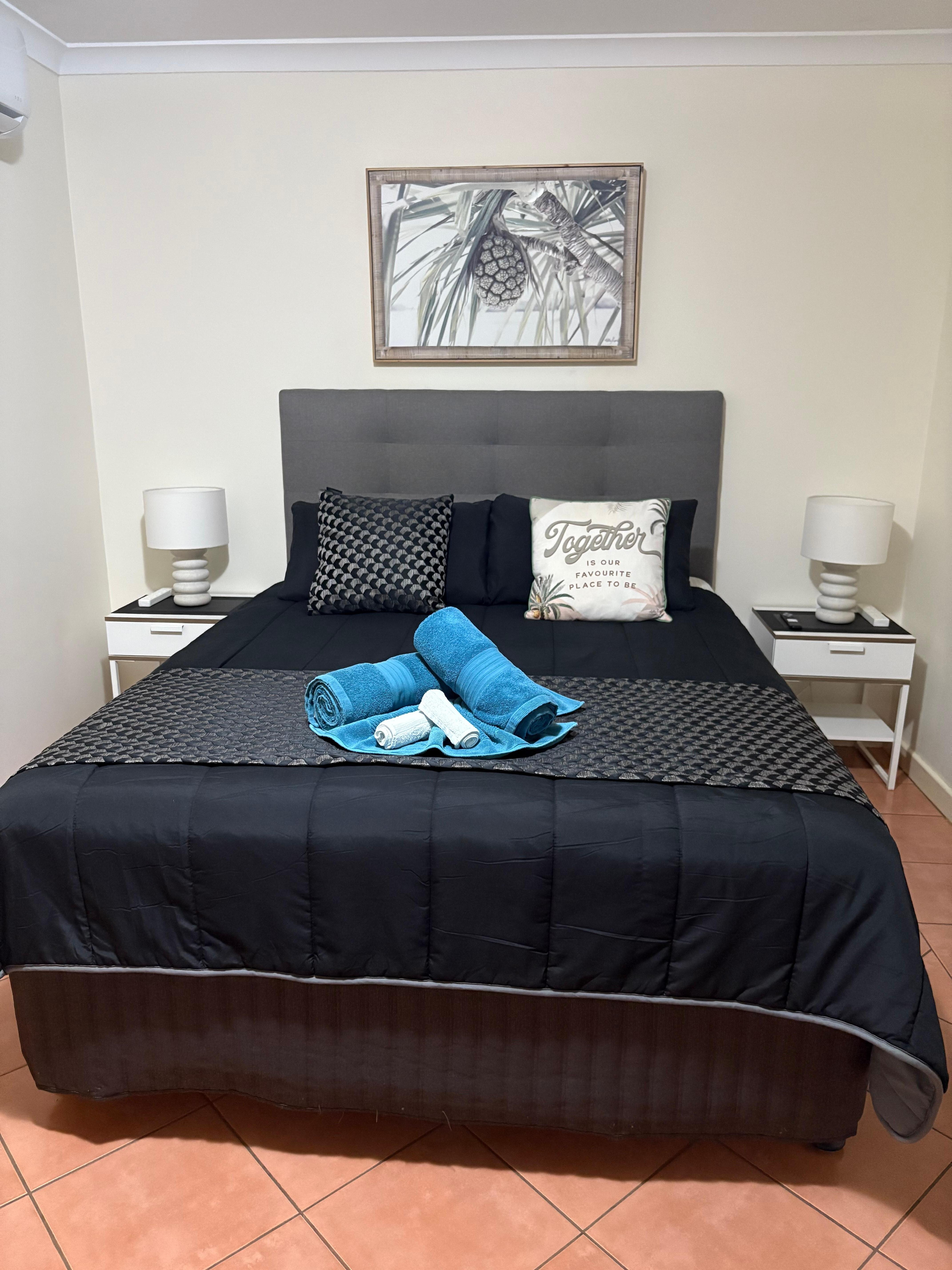 Queen bed