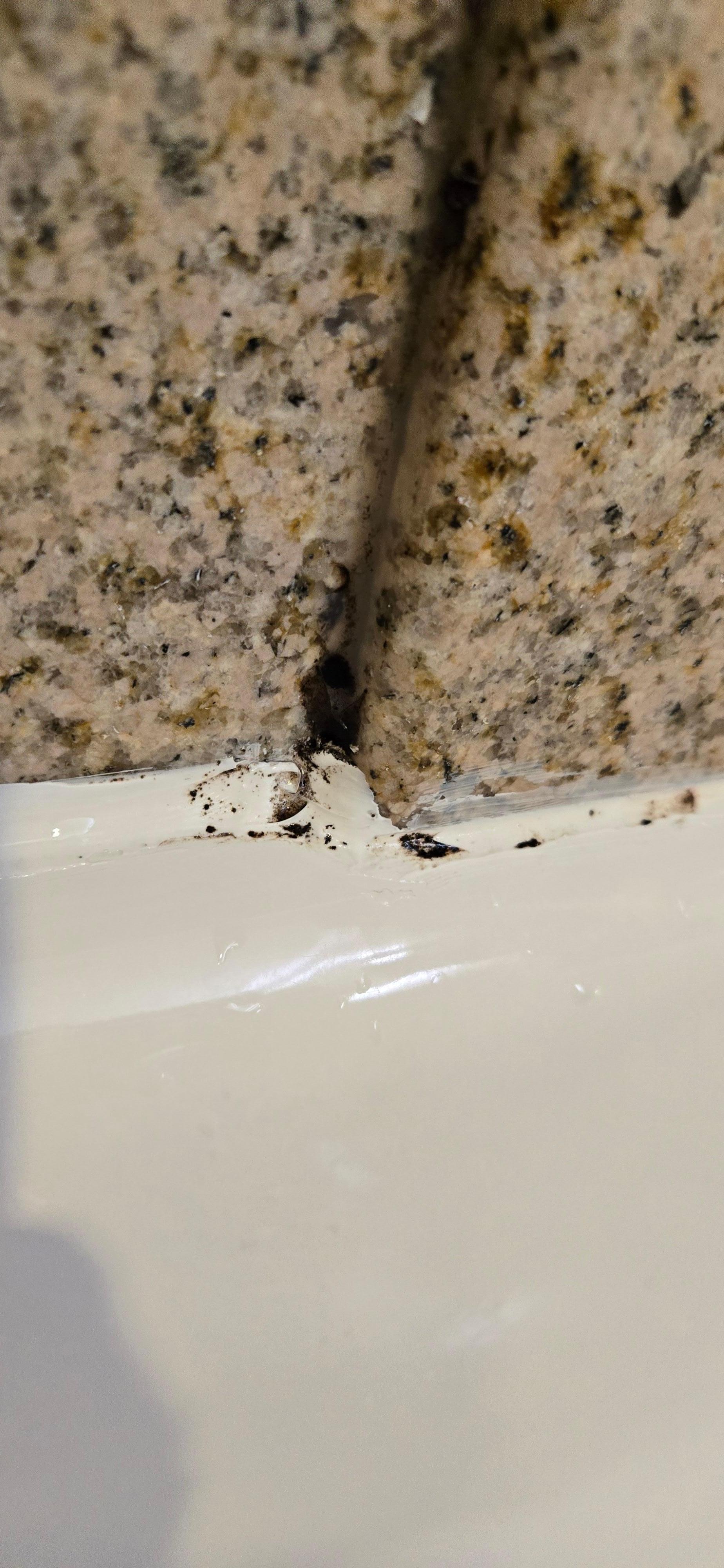 More mold in tub