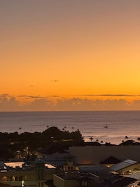 Perfect view out of the window of condo!