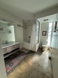 *Taken on our departure, not our arrival. This is the downstairs bathroom.