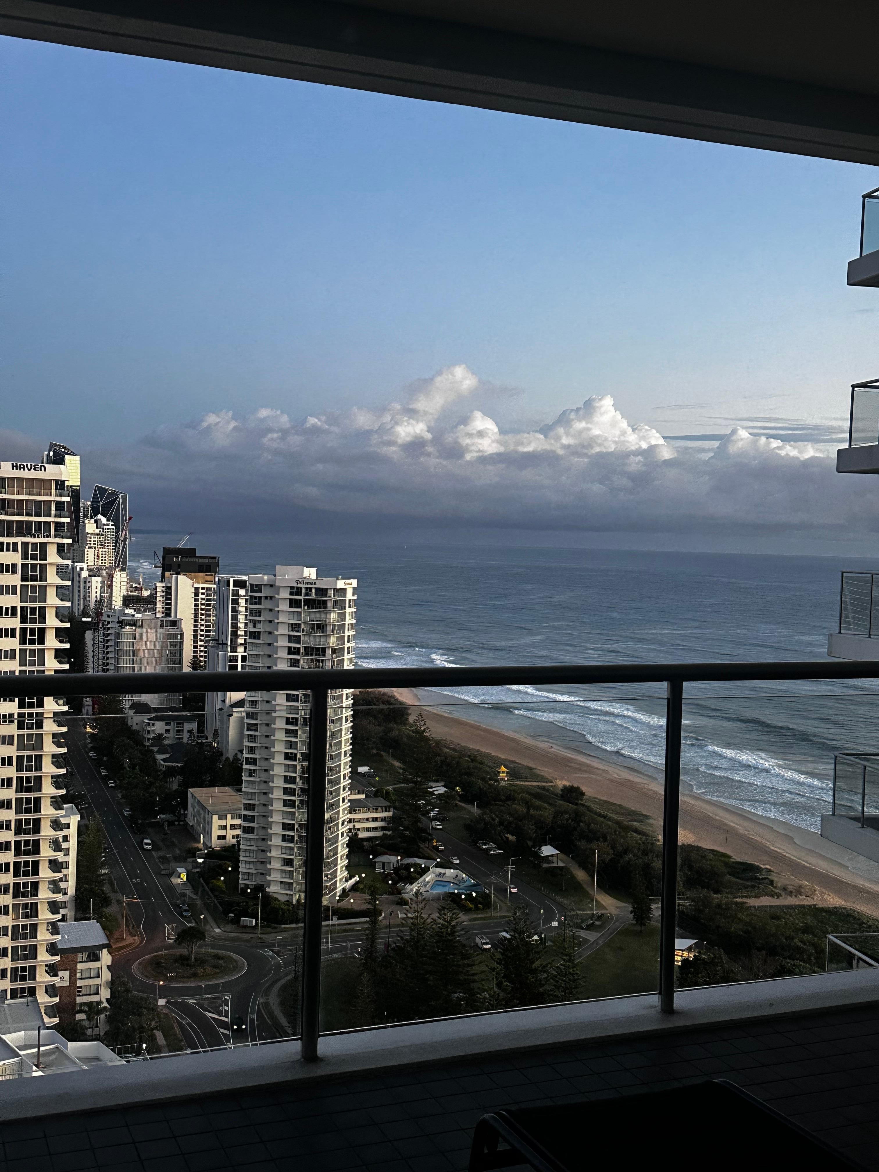 Sensational coastal views with massive balcony - including and outdoor table setting and outdoor lounge!