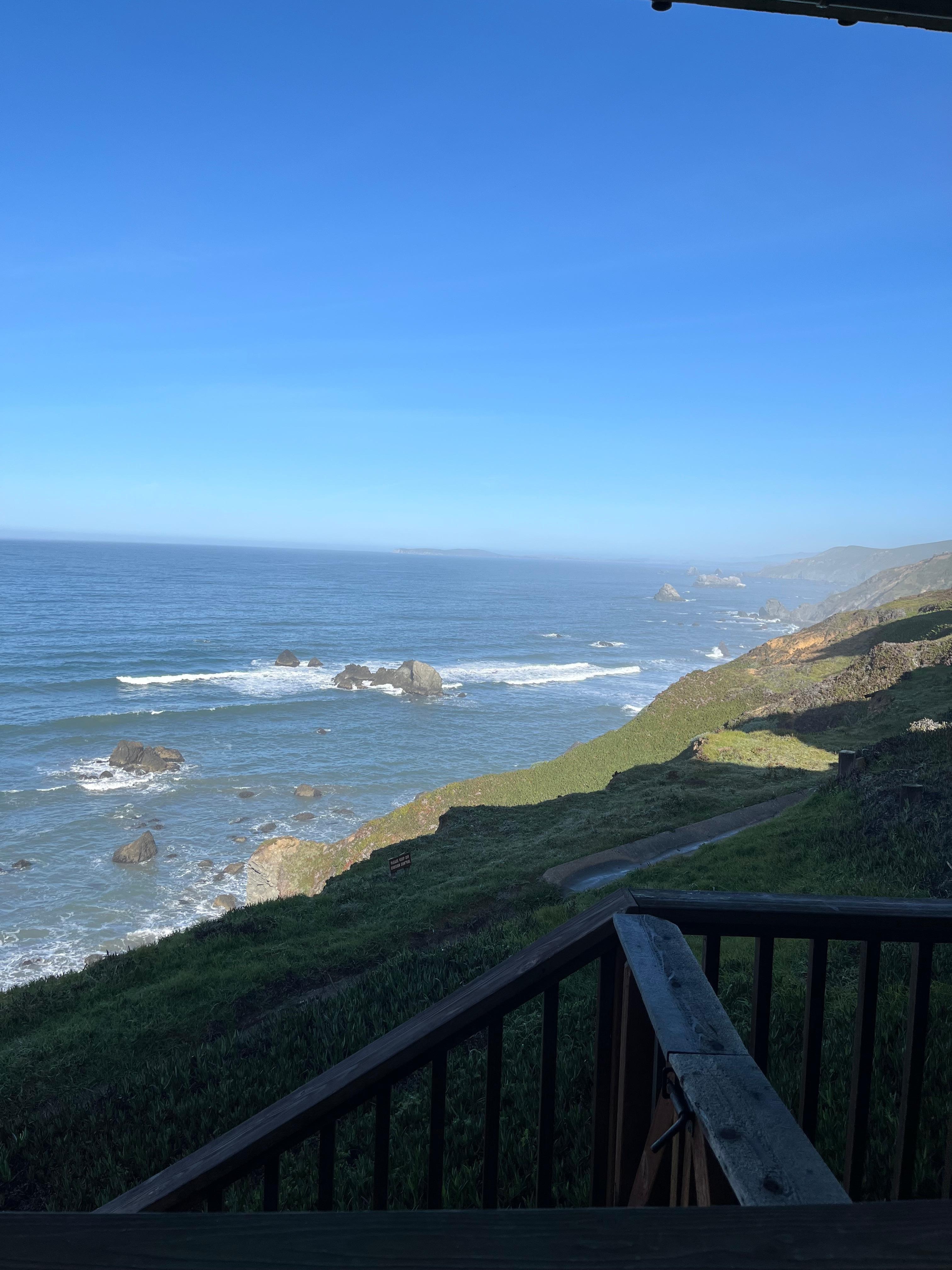 View off the back deck