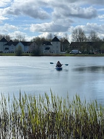Kayaking on windrush lake