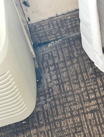 Closer pic of the stuff by the AC