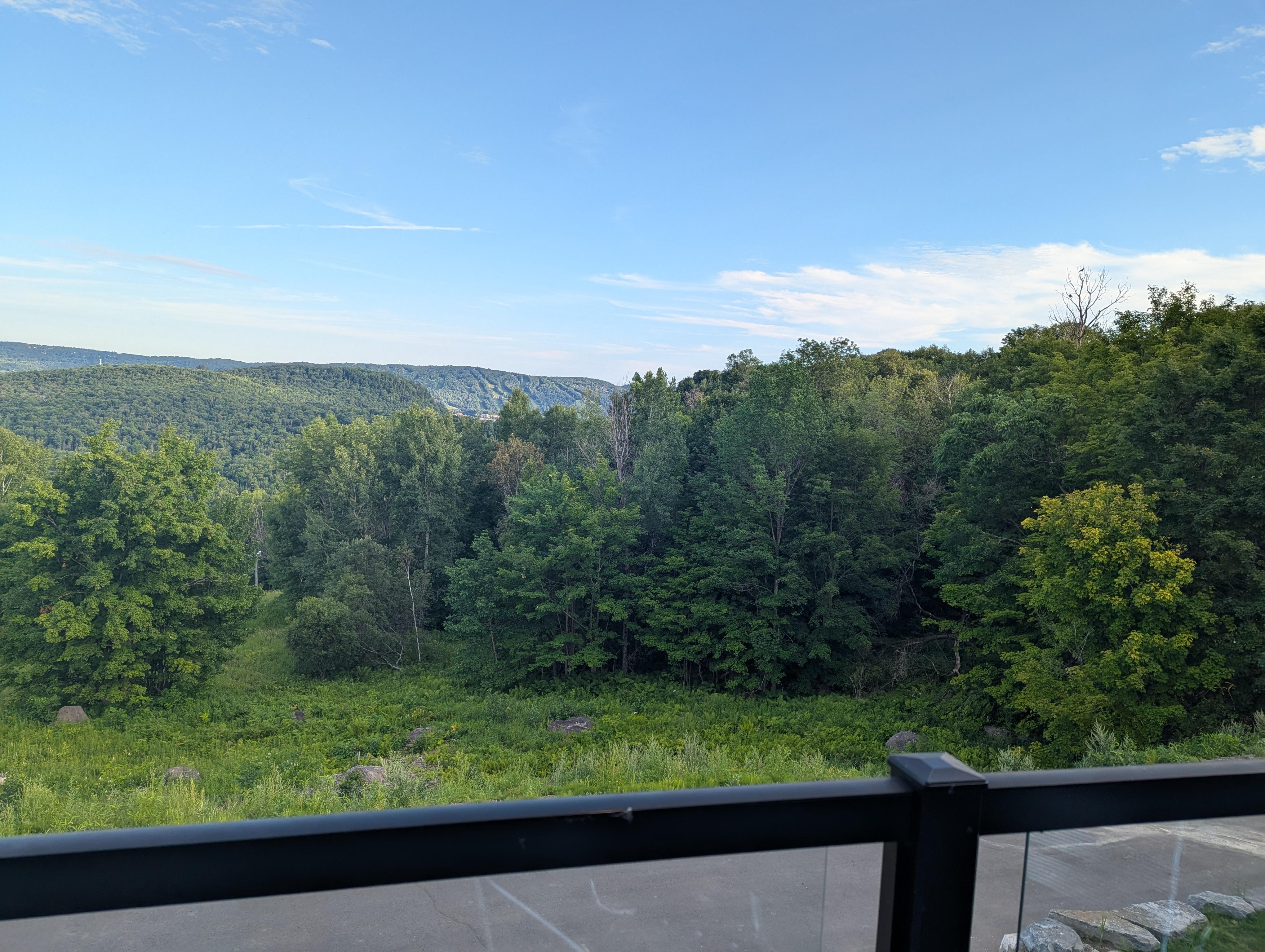 View from hotel room