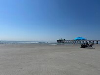 View on the beach