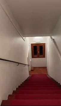 One of many flights of stairs. This one is right in room 6.