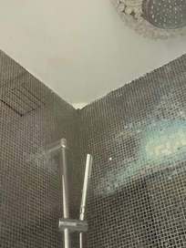 Water damage, paint roof is tearing