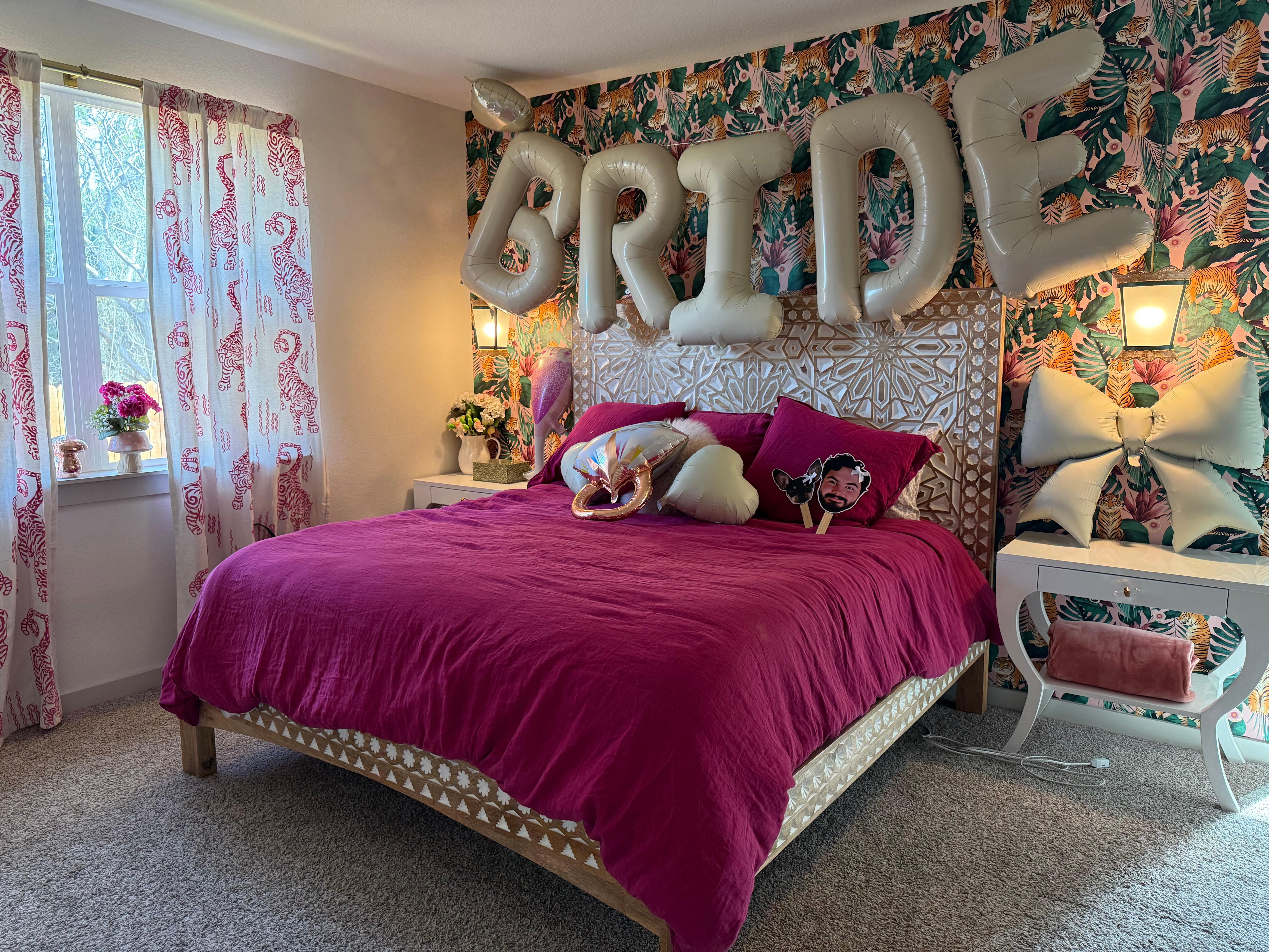 Obsessed with the master bedroom!!