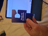 They should make it bigger for Housekeeping can see.