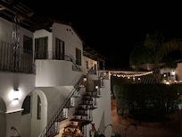 Nighttime view from our private balcony.