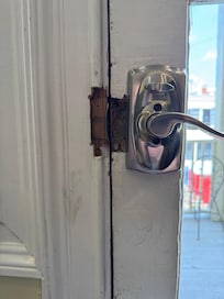 Typical exterior lock
