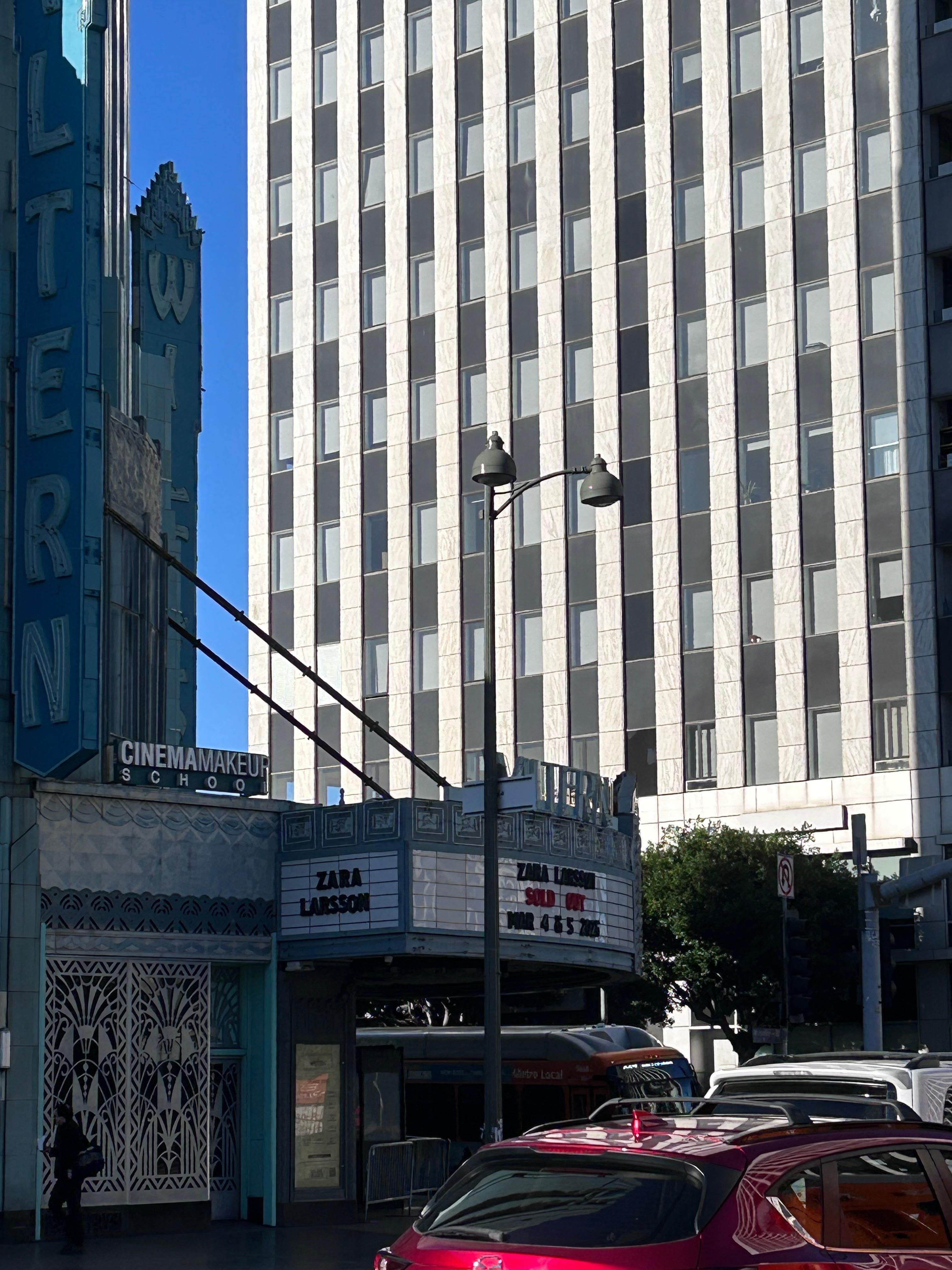 The Wiltern not far from my stay