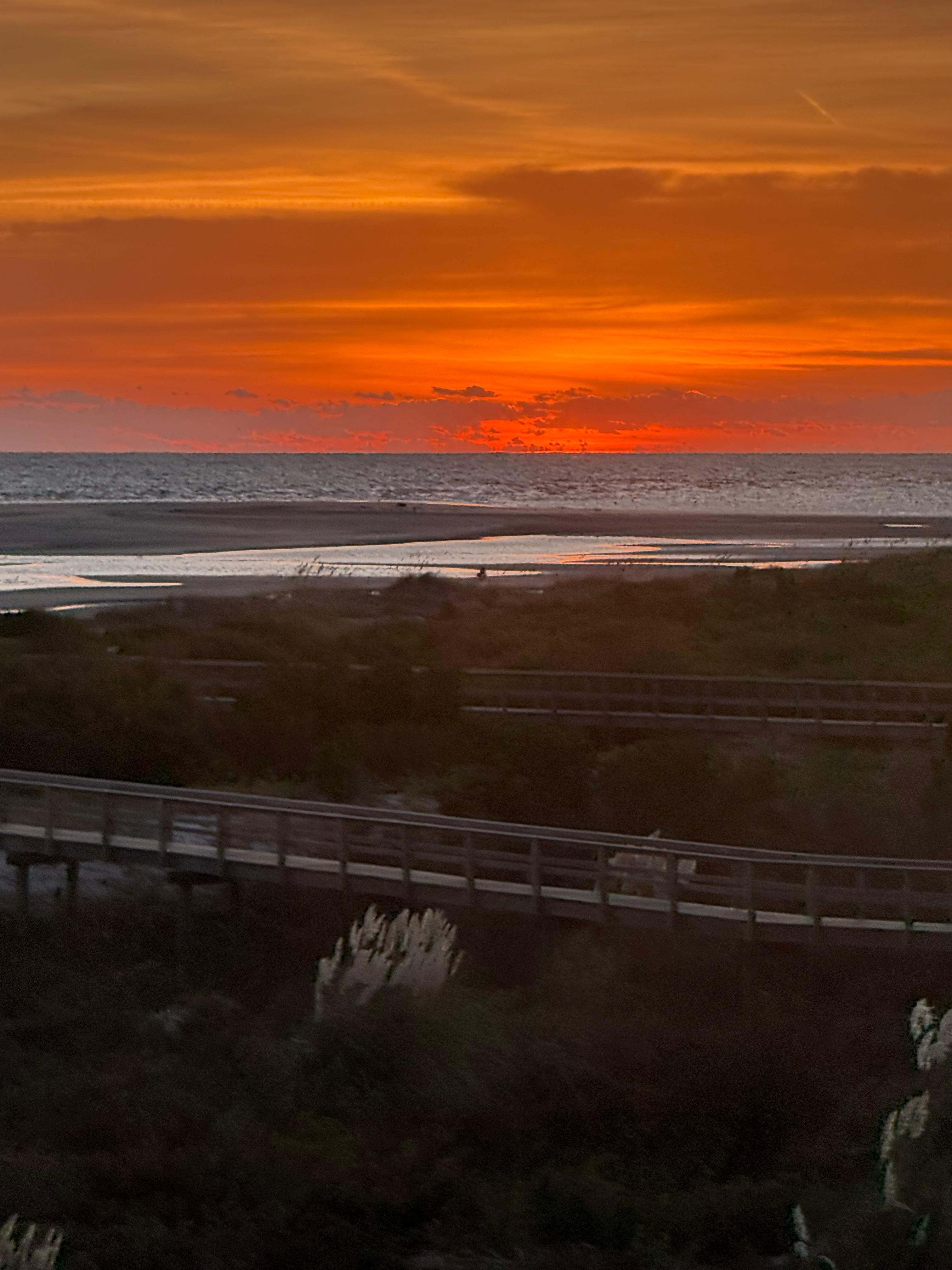 Sunrise from the balcony