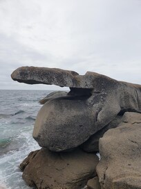 Blick auf die Felsen
