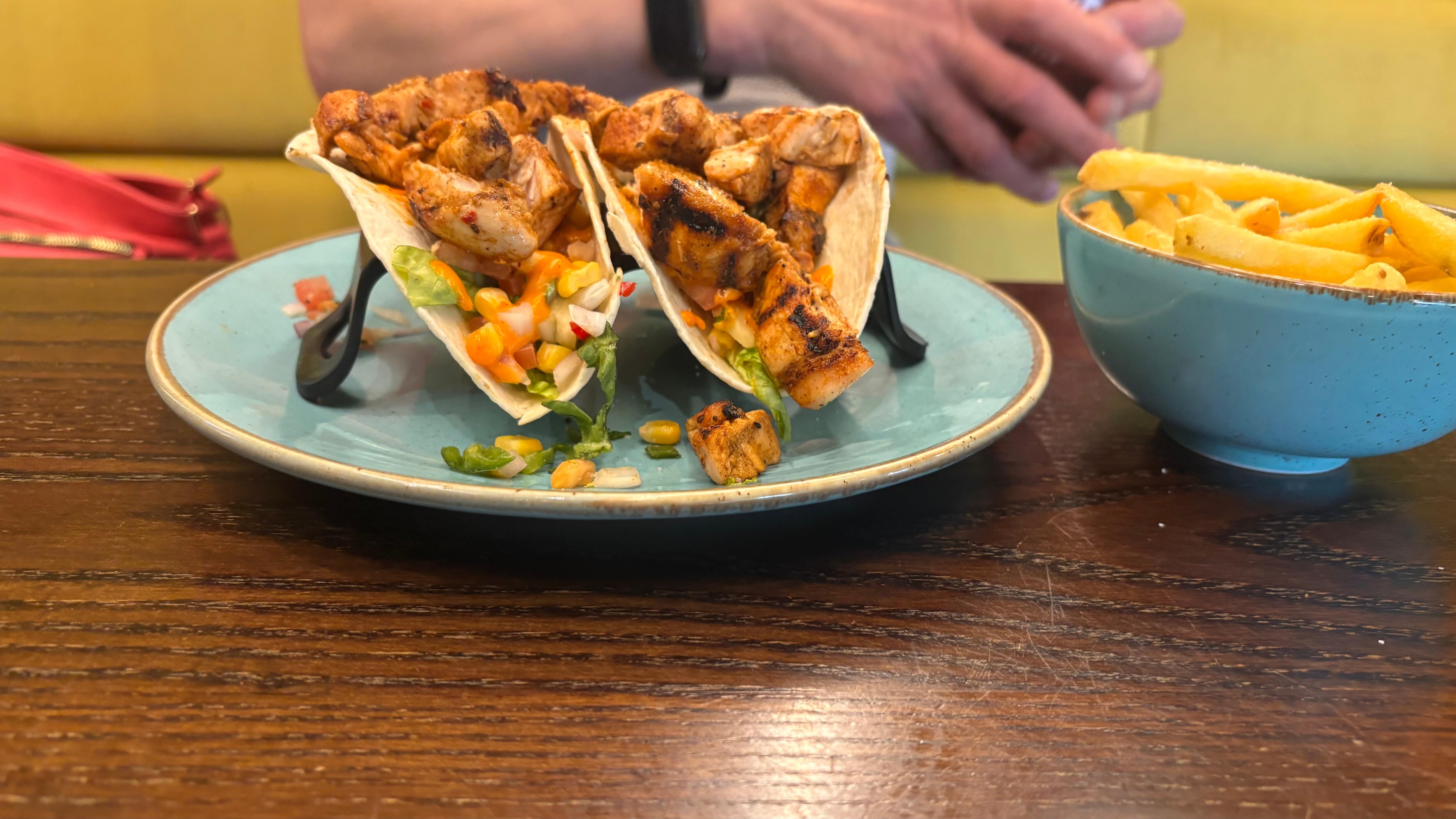 Chicken Tachos at Boston West