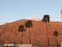 View from back porch at sunrise
