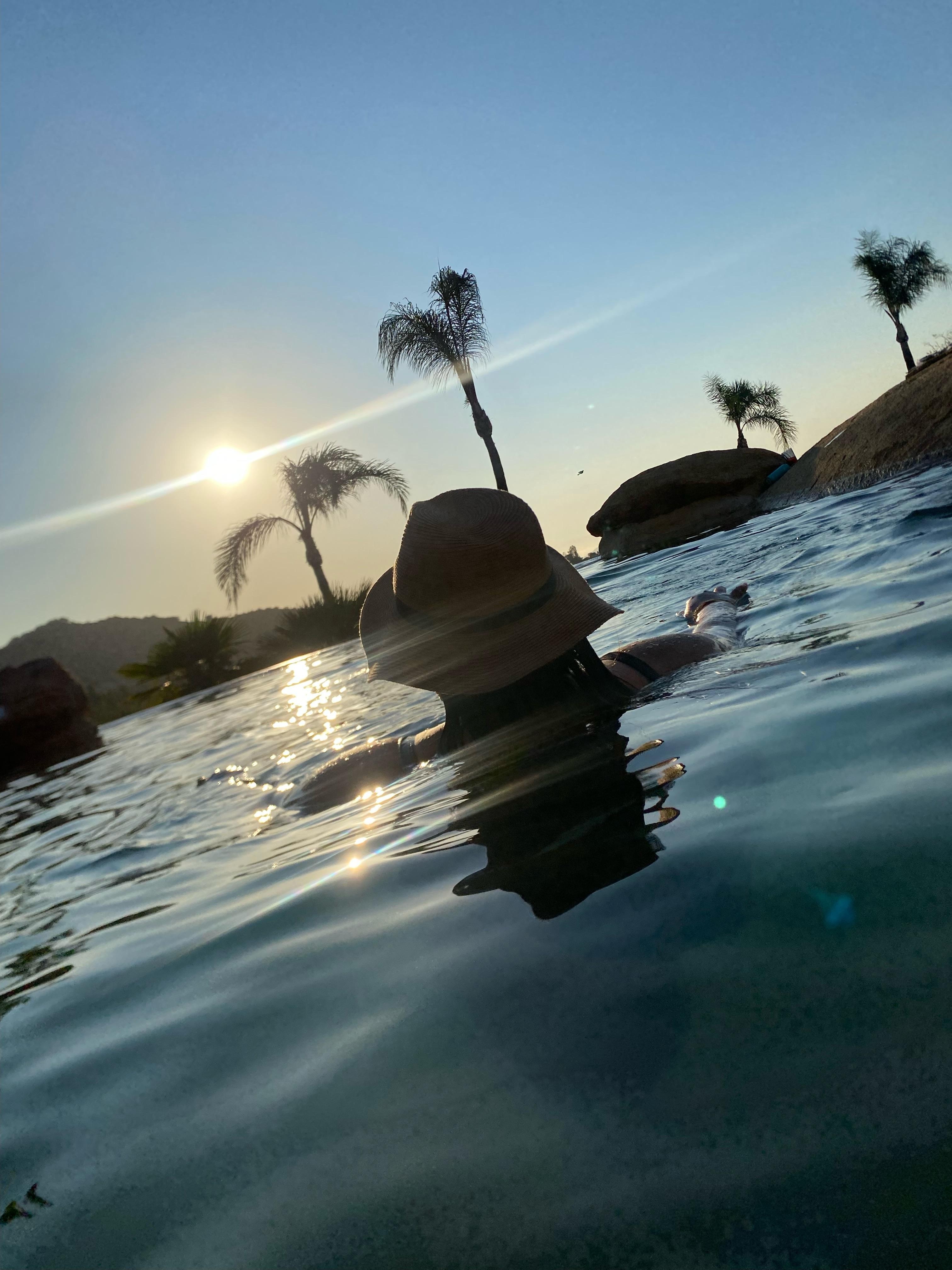 Pool during golden hour!