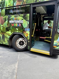 Super easy bus ride to the new Epic Universe park.