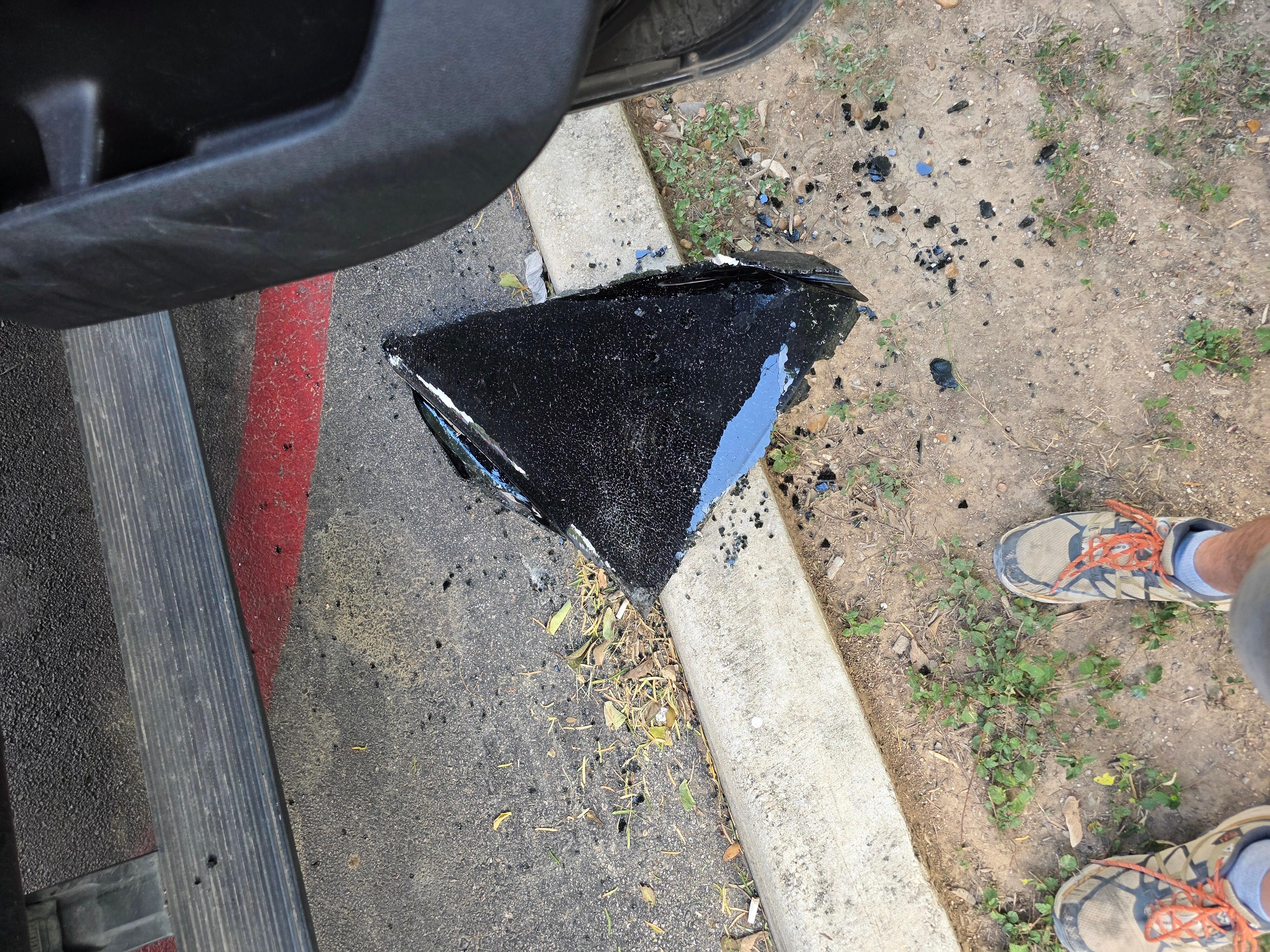 Window on the ground