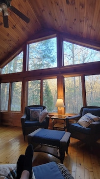 Awesome enclosed porch