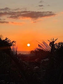 Sunset from the deck