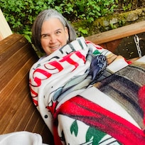 Sitting on the front porch