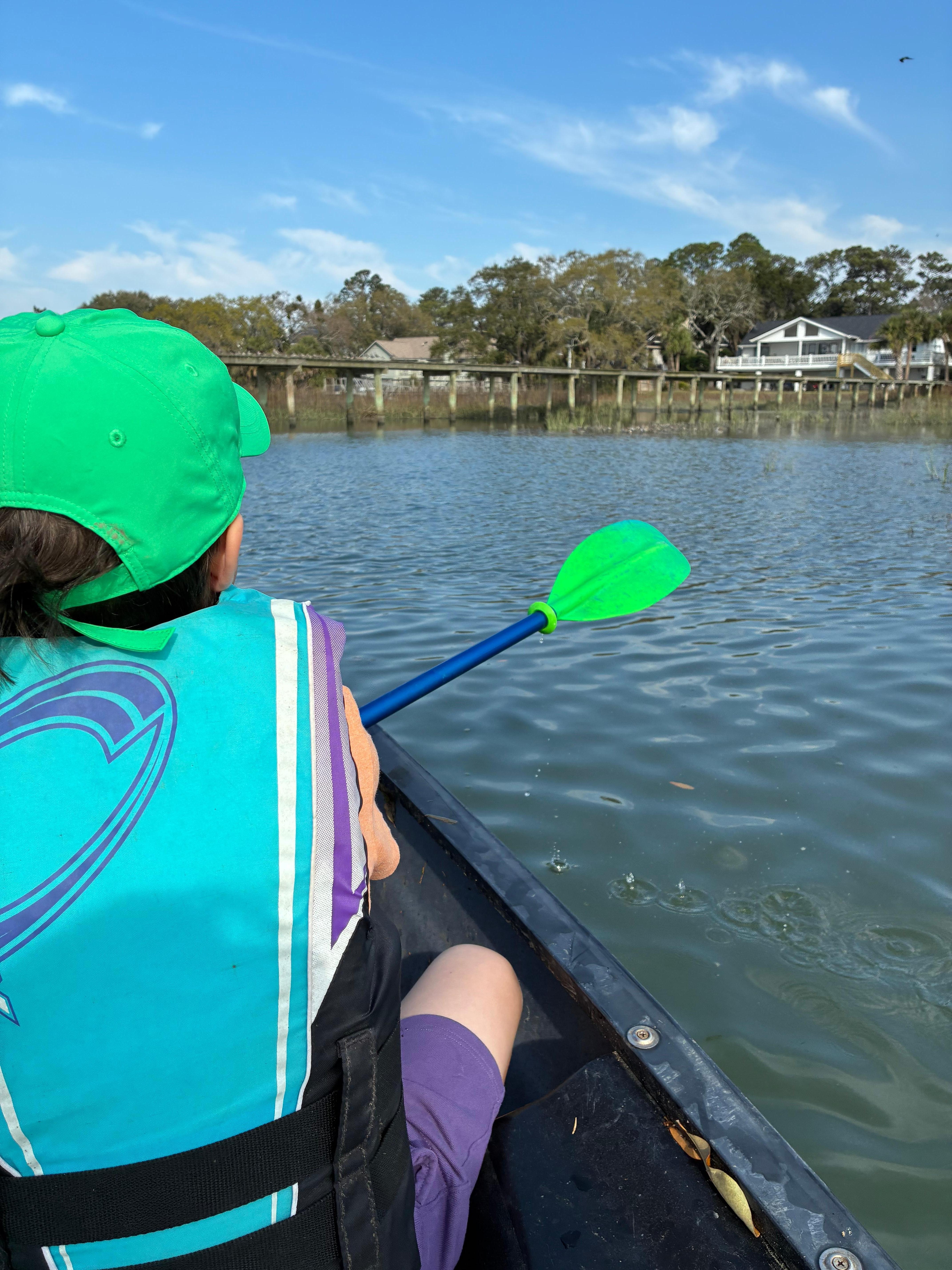 Canoe ride on the marsh.