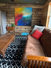 The gorgeous sun porch (heated).