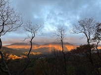 View from the hot tub.