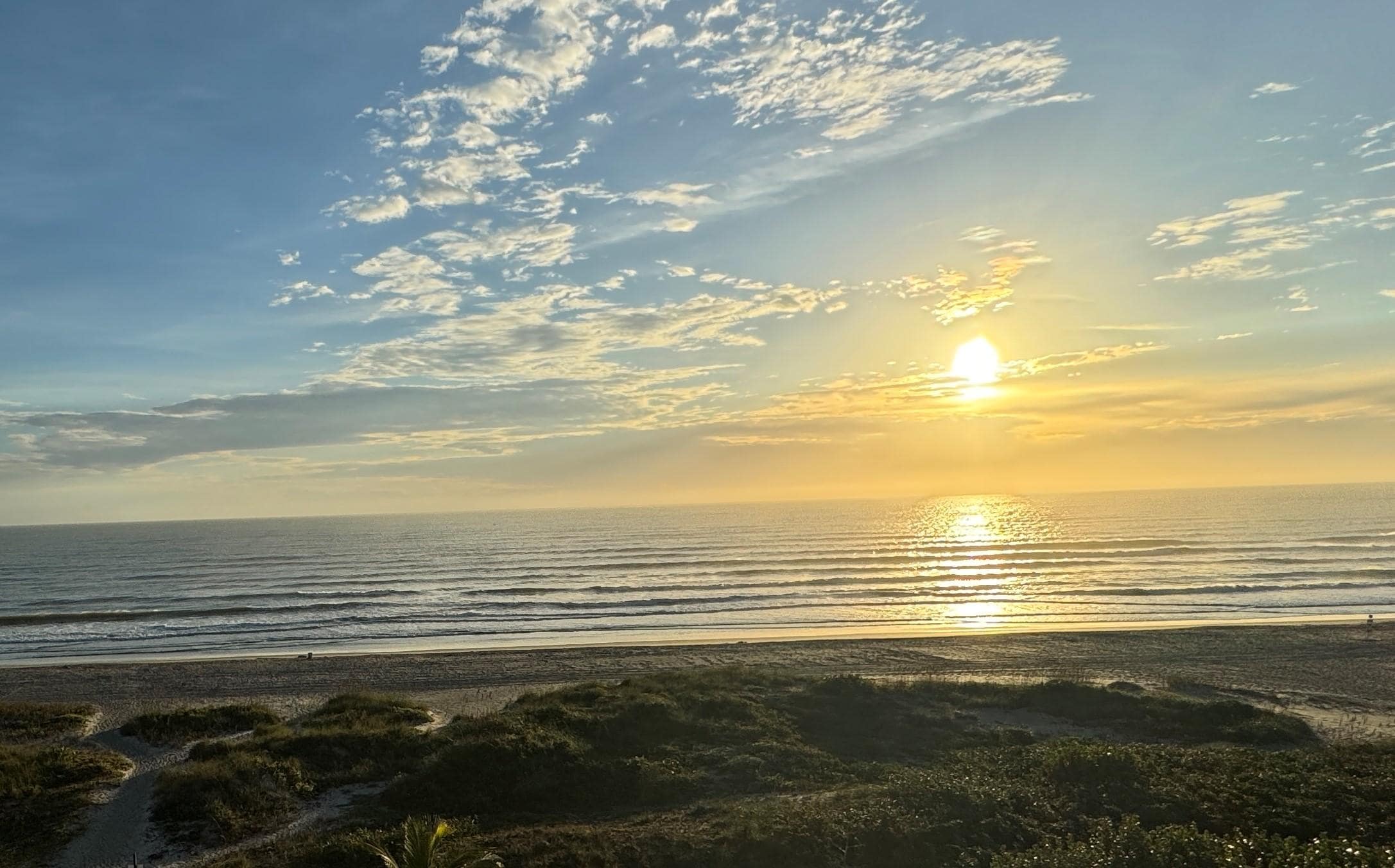 Morning balcony view