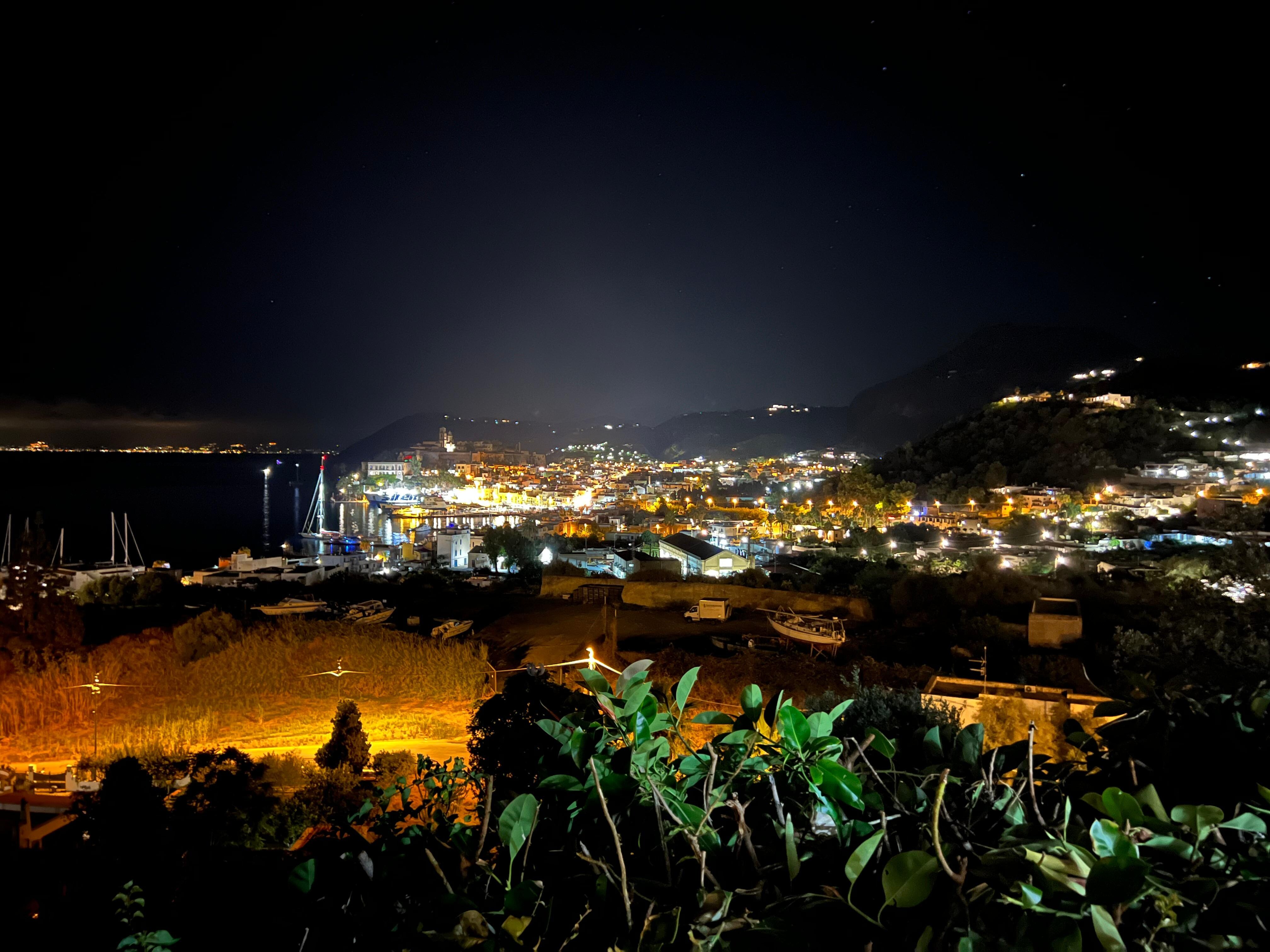 Lipari by night