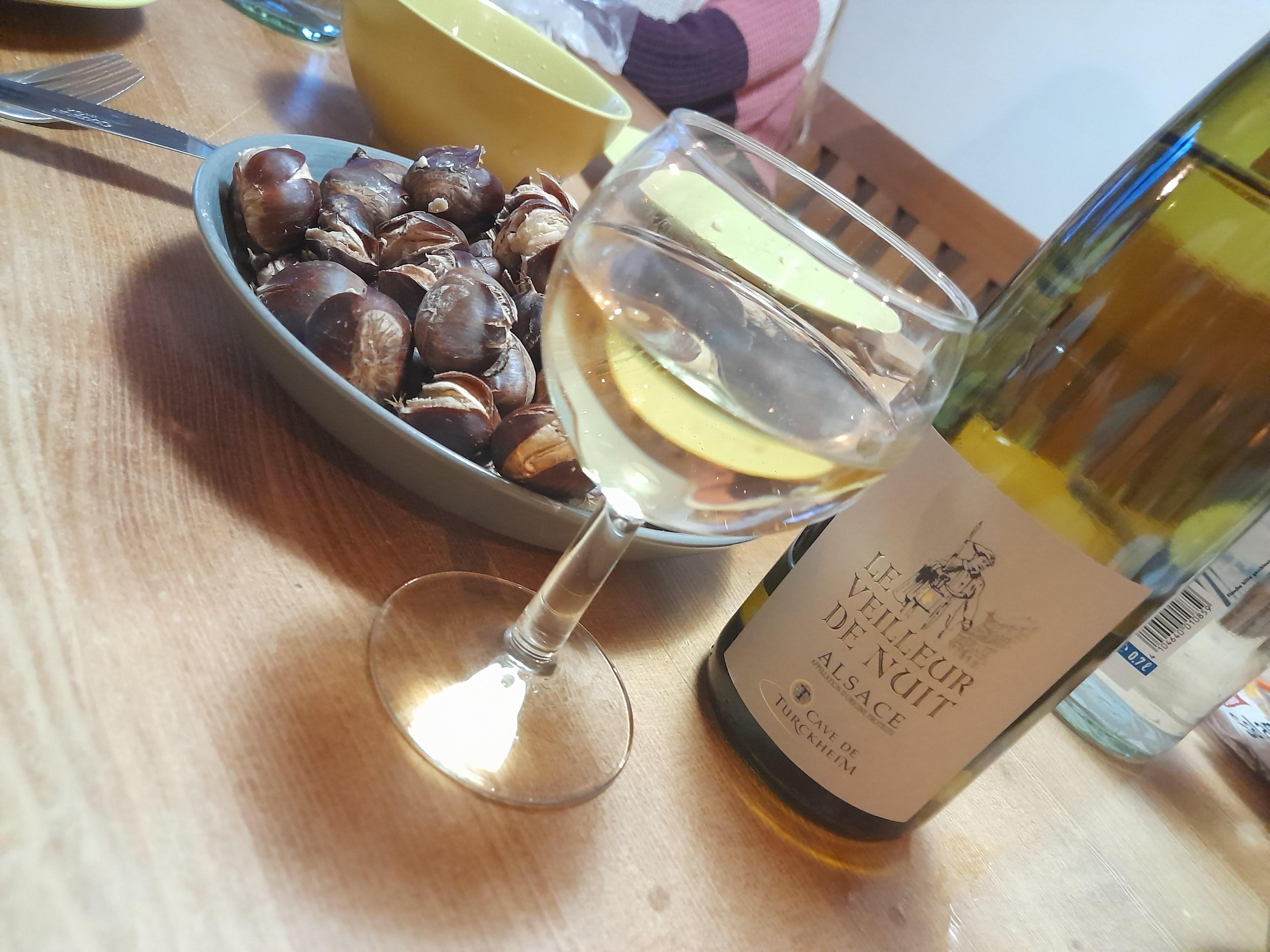 Im Oktober findet man überall Maronen.