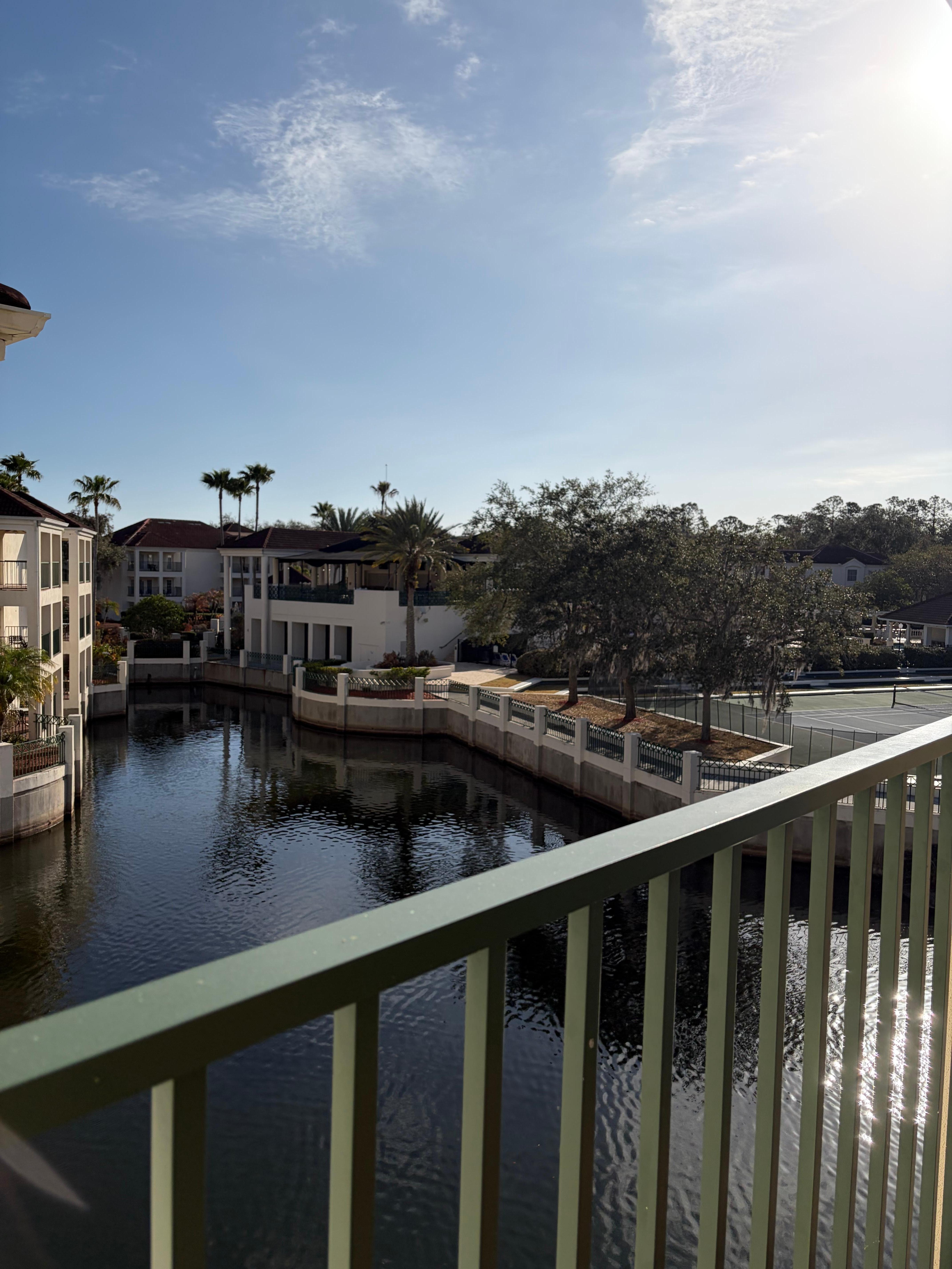 View from our balcony