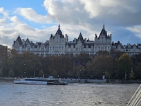 View back to hotel across the Thames