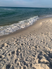 Calm day at beach