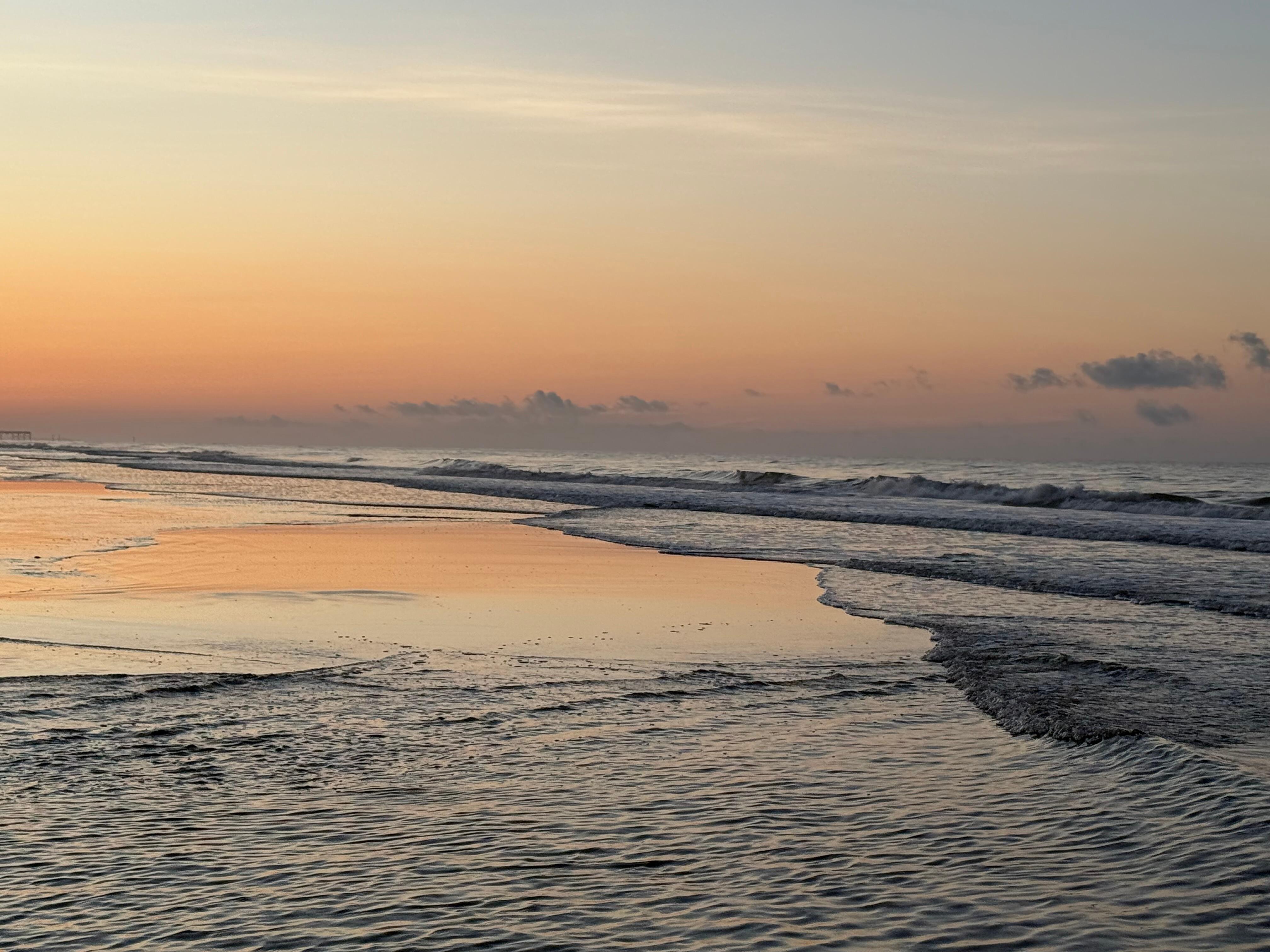 Sunrise on the beach 
