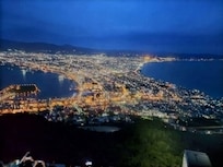 函館山からの夜景鑑賞に便利な立地。