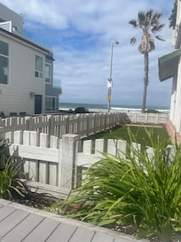 Ocean view from the deck.