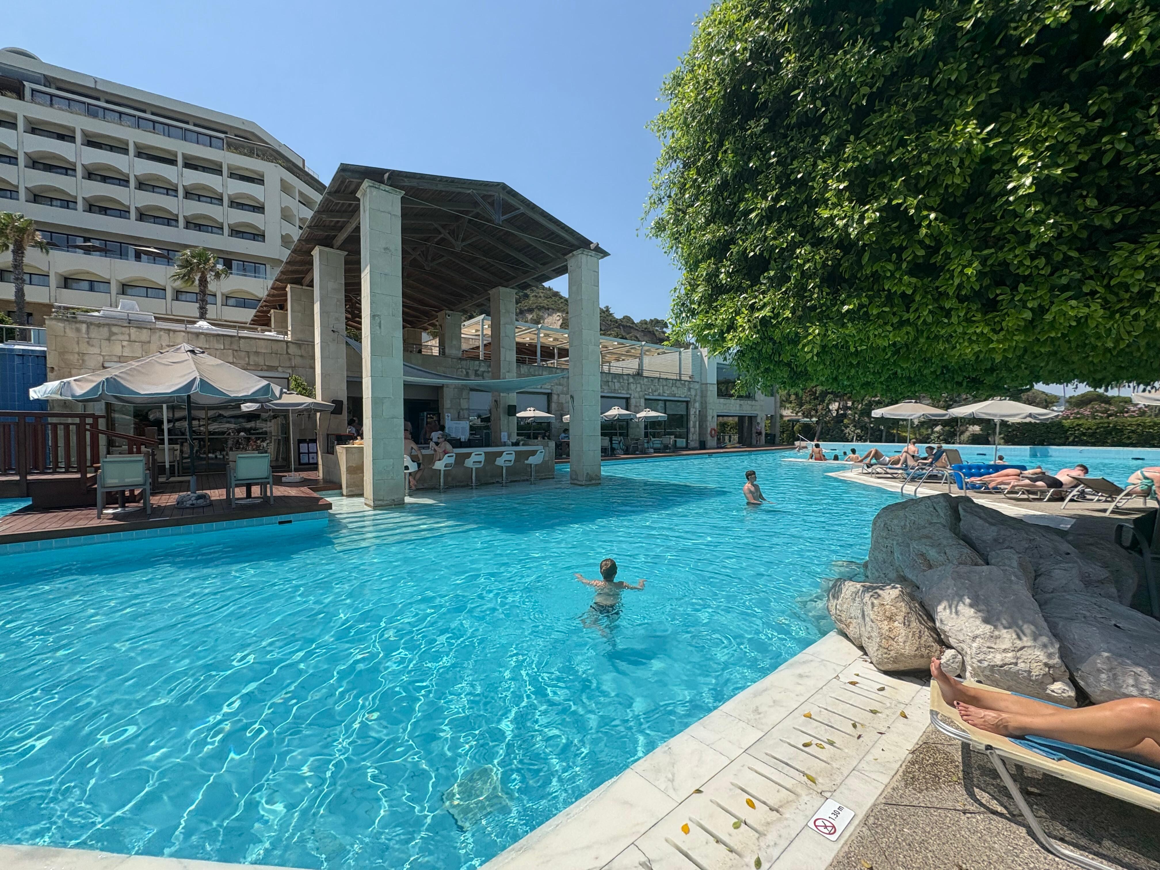 Pool and bar